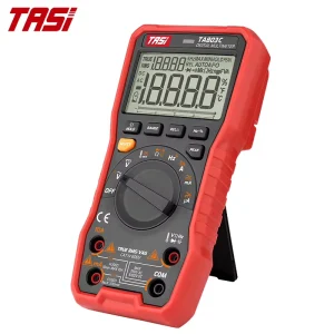 TA803A Compact Digital Multimeter LCD Manual Auto Ranging Voltage Current Resistance Tester for Electricians Engineers