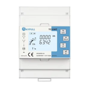 TC55MT 3 Phase Multitariffs RS485 Modbus Energy Modbus Meter for Residential Measurement Solar Power Smart Meter
