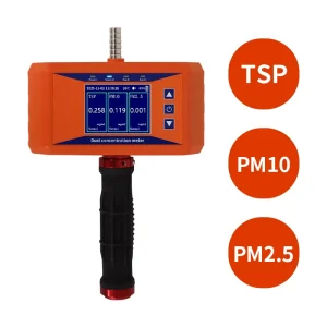 TFT LCD Screen 4G Portable Dust Meter Portable PM2.5 PM10 TSP USB Function Portable Handheld Dust Detector