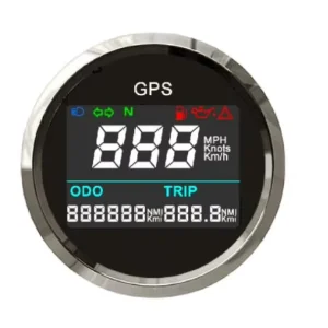 TLG52N E 52mm Digital LCD GPS Speedometer Speed Gauge Odometer Meter
