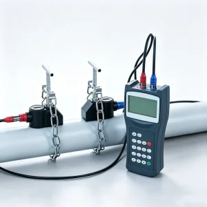 TM 1 DN50 700mm Liquid Meter Water Flowmeter Handheld Ultrasonic Flowmeter