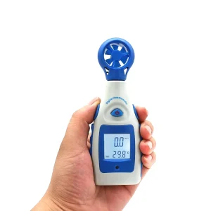TM840M Digital Handheld Anemometer Measures Airflow Velocity and Temperature 0.3-30M/S Wind Meter Speed Measuring Instrument