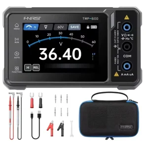 TMP-600 4.5 Digit 3 in 1 Touch Screen Oscilloscope Multimeter 10MHz 48MS/s DSO 60000 Counts True RMS Smart Tester