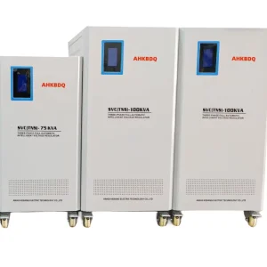 TNS Three Phase Servo Stabilizer 40kVA AVR CE ISO for Manufacturing Plant Production Line AC Automatic 20KVA 380V Copper