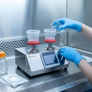 TOONE Microbial Limit Testing 304 Stainless Steel High Precision Filtration Device Protection for Lab Water Oil Sample Analysis