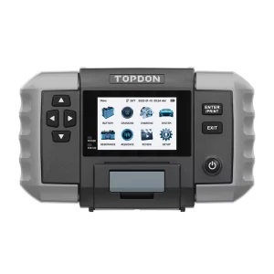 TOPDON BT600 Plus Support Multi Type Resistance Testing With Instant Thermal Printout 6V 12V 24V Professional Car Battery Tester