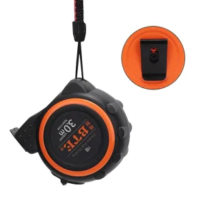 TPR Coated 3M Metric Retractable Measuring Tape Automatic Return High Visibility Case Multiple Colors Complete Certifications