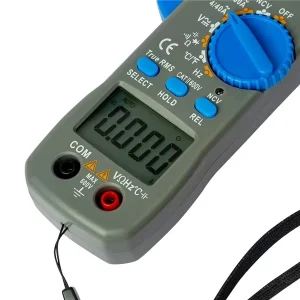 TS202 Digital Clamp Meter Multimeter Amp Voltage Tester Auto-ranging AC/DC Voltage AC Current Resistance Voltage Detection