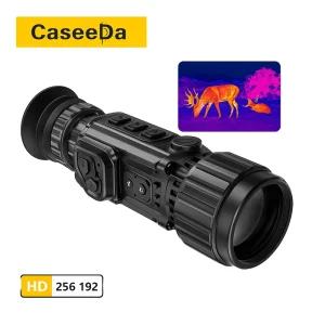 TS335L Thermal Scope Laser Rangefinder Ballistic Calculator Video Recording Long Range Detection Night Hunting