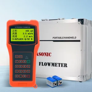 TUF 2000H Handheld Ultrasonic Flow Meter Portable Clamp on Ultrasonic Flowmeter for Water Oil Chemical Liquid Measurement OEM