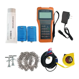 TUF 2000H Portable Handheld Digital 220V Ultrasonic Clamp on Flow Meter Sewage Waste Water Sugar Beverage Industry OEM