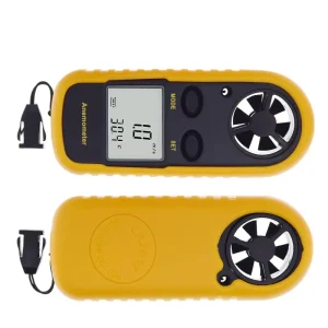 TZT Digital Anemometer 0 30m s Wind Speed Meter 10 ~ 45C Temperature Tester Anemometro With LCD Backlight Display