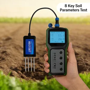 Takeme 10ec YPN Agricultural Portable 7 in 1 Soil Sensor Soil PH NPK Meter Handheld Soil Testing Instrument Moisture Sensor