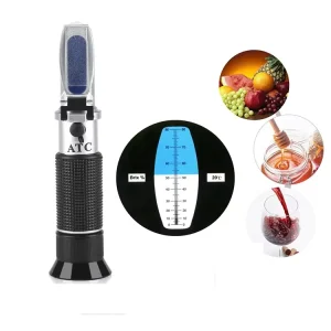 Tearer Tech HT188 Digital Automatic Hand Held High Accuracy 0 80% Brix Refractometer for Oil Testing with 1 Year Warranty