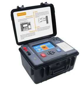 Temperature Compensation Micro Ohm Meter DC Resistance Tester Handheld DC Low Resistance Tester Winding DC Resistance Tester
