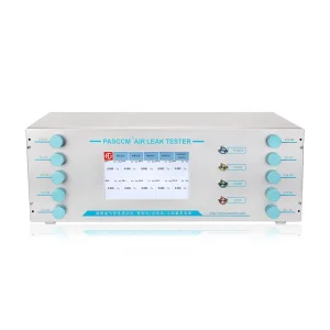 Ten Channel Leakage Tester with Highly Sensitive Differential Pressure Sensor Fakra Connector Testing Equipment