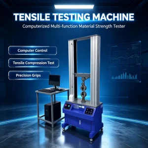 Tensile Testing Machine Universal Material Strength Tester for Factory QC Laboratory Plastic Textile Breaking Force Detection