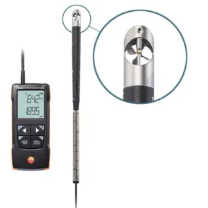 Testo 416 Digital 0.63 Inch Vane Anemometer with App Connection