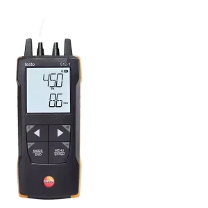 Testo 512-1 Precision Differential Pressure Gauge Anemometer Instrument for Measuring 0-200hpa Range Differential Pressure