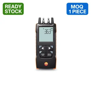Testo 512-2 Digital Differential Pressure Manometer 0-2000 HPa Air/Gas Pressure Meter APP Control Audible Alarm Pitot Tube HVAC