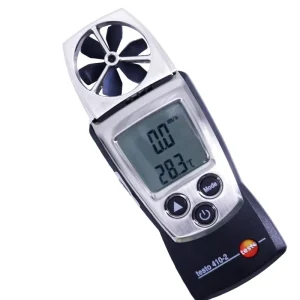 Testo410 2 Digital Vane Anemometer 0.4 to 20 m/s with Humidity Measures