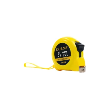 The 5-meter steel tape measure has been thickened and is shock-resistant