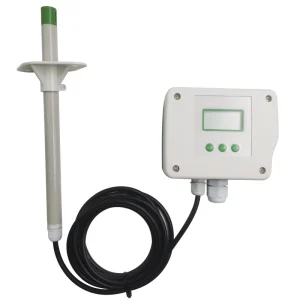 Thermal Film RS485 4 20mA 0 10V Relay Switch Output HVAC Air Flow Sensor Transmitter