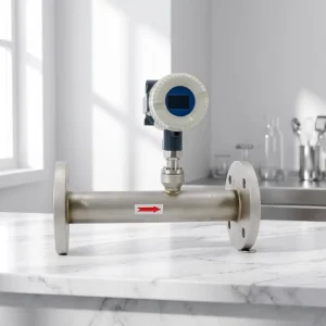 Thermal Gas Mass Flowmeter Flange Type High Precision Suitable for Air Nitrogen Oxygen Carbon Dioxide