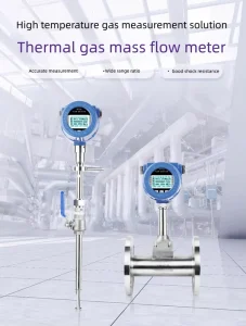 Thermal Gas Mass Flowmeter Large Diameter Insert Pipe Gas Flowmeter Nitrogen Air Optional High Temperature Premium