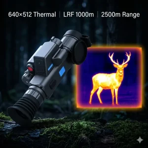 Thermal Monocular Night Vision Monocular 640×512 LRF Long Range 2500m Sytong FM06 50LRF Infrared Digital 50Hz for Hunting