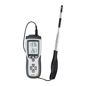 Thermocouple Anemometer Hot Wire Duct Anemometer Airflow and Temperature Analyzer