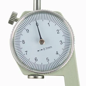 Thickness Gauge Thickness Measurement Tool 0-10mm Flat Head Micrometer Precision Leather Thickness Gauge