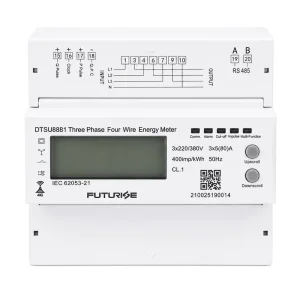 Three Phase 7 Pole DIN Rail Energy kWh Meter with IEC RS485 GPRS 4G Communication OEM ODM Custom Logo for Industrial&Commercial