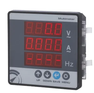Three Phase Digital Multimeter DSP EM-100D 3in1 Volt Ampere Frequency Panel Meter AC 220V-380V Energy Monitor