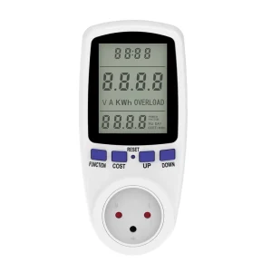 Three Phase LCD Display Smart Socket Power Meter with Energy Metering and Billing Function