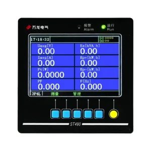Three Phase Low Voltage ST490 Digital Meter with 0.5S/0.2S Accuracy for Industrial Distribution AC 57.7V-220V Input
