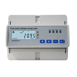 Three-Phase Multifunction Electric Meter Rail Track Bidirectional Measurement