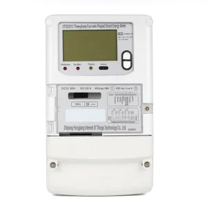 Three Phase Plug in Smart Meter 5(60)A 220/380V 50Hz Wall Mounted KWH Meter LoRaWAN 4G NB IoT RS485 Modbus CE MID