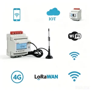 Three Phase Smart Meter ADW300 4G Communication Real Time Monitoring IoT Cloud Power Consumption