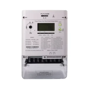 Three Phase Smart Meter Display Energy Monitoring Electric Power with Communication Module and Vending System