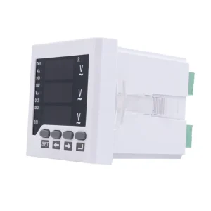 Three Phase with LCD Display Metering Electrical Instruments Digital Voltmeter Panel Meters DC AC Voltage Meter