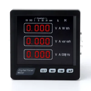 Three phase Digital Multimeter LED Display Voltage Meters Electric Multi Function Meter Panel Meter With RS485