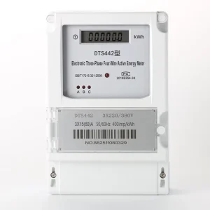 Three phase Four wire 380V High Power Electric Energy Meter with LCD Display Class 1.0 Accuracy 60A Max Current