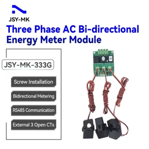 Three phase Four wire Electricity Energy Meter Module Bi directional RS485 Modbus Mutual Inductive Meter Factory Price JSY MK