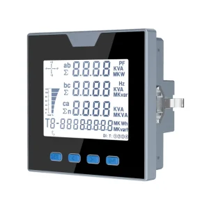 Three phase Multi function Digital Display Voltage Current Power Meter CN310 Series with RS485 Modbus Communication
