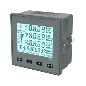 Three-phase RS485 96*96mm Electrical Instruments Multifunction Energy Electric Meter