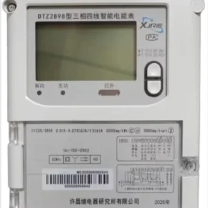 Three phase XJPMF Smart Energy Meter DTZ DSZ2898 3*57.7 100V 3*220 380V 0.075(6)A Active Class C Reactive Class 2 Infrared RS485