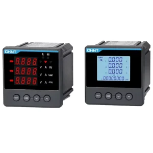 Three phase multifunctional current voltage power frequency power meter digital display intelligent LCD meter PD666