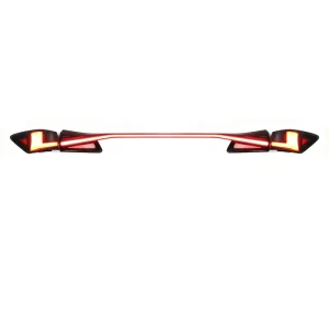 Through Type Light Full LED Tail Light Assembly Sequential Turn Signal Smoked Style for Lexus IS250 IS350 Upgrade