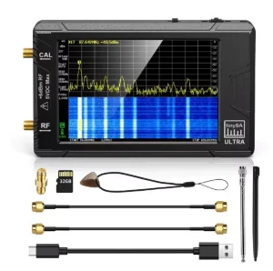 TinySA ULTRA + ZS 406 Electronic Spectrum Analyzer 100K 5.4GHz Ultra Wide Frequency 4 Inch Touch Screen Accessory